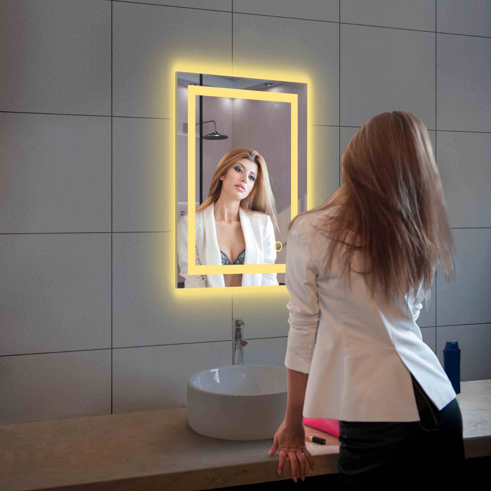 Lyra 24" by 30" LED Mirror