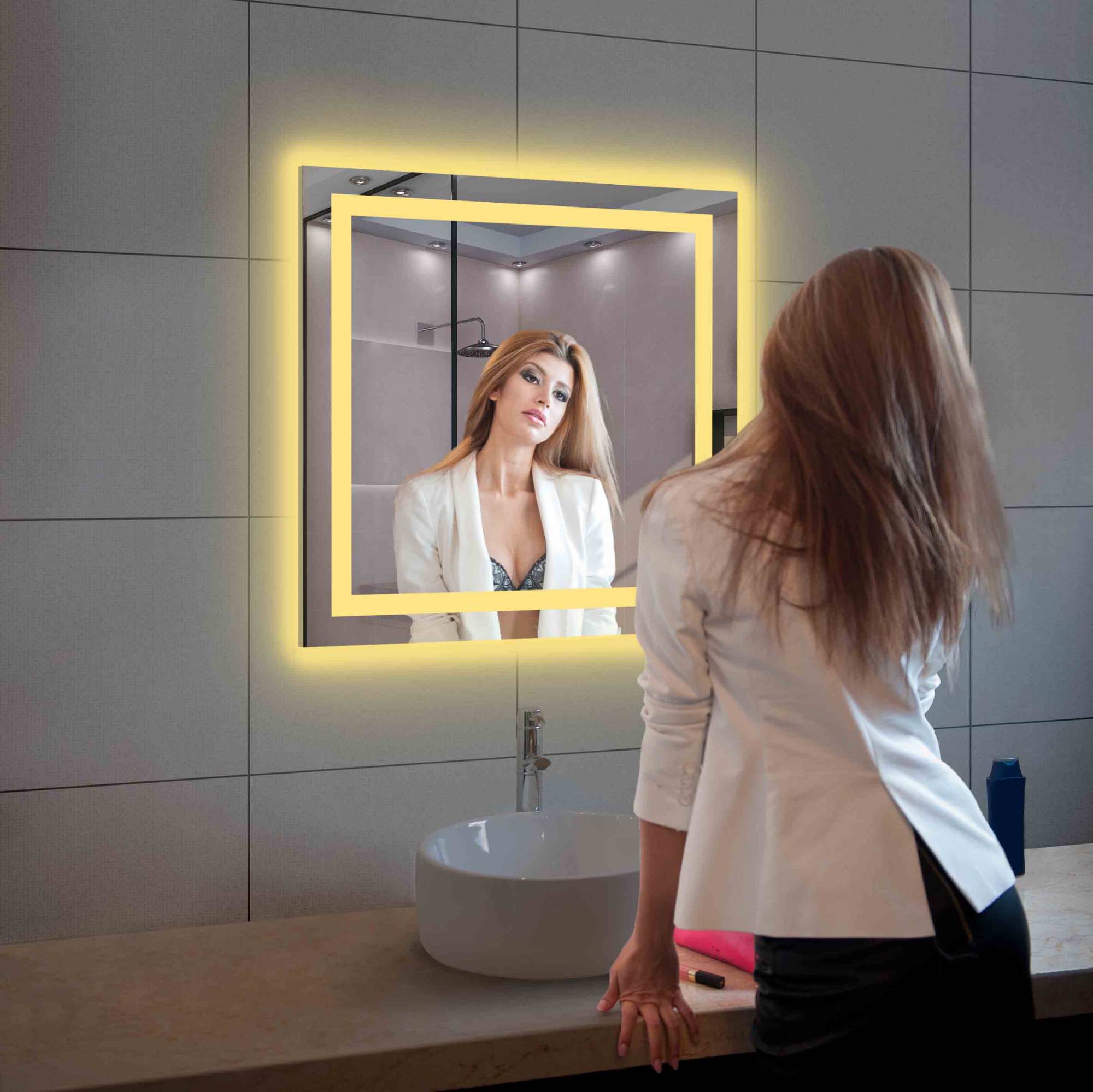 Lyra 30" by 30" LED Mirror