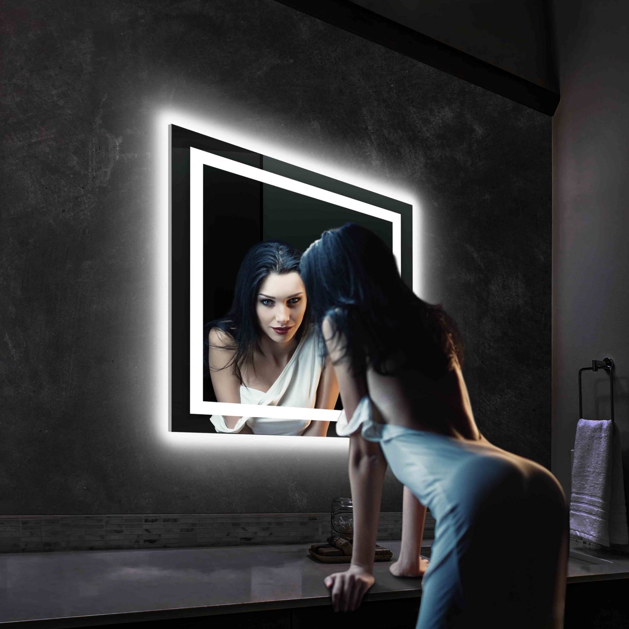 Lyra 30" by 30" LED Mirror