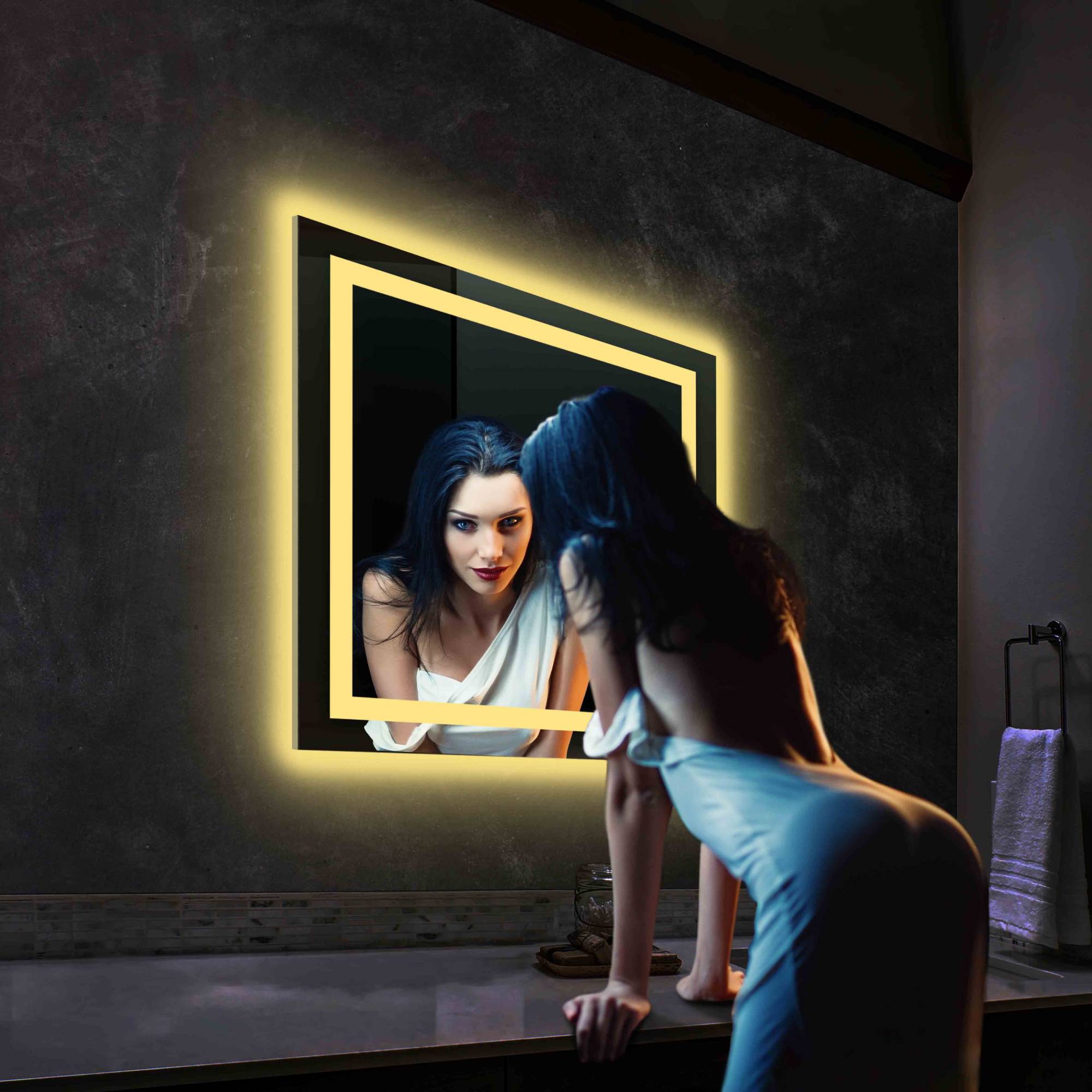 Lyra 30" by 30" LED Mirror