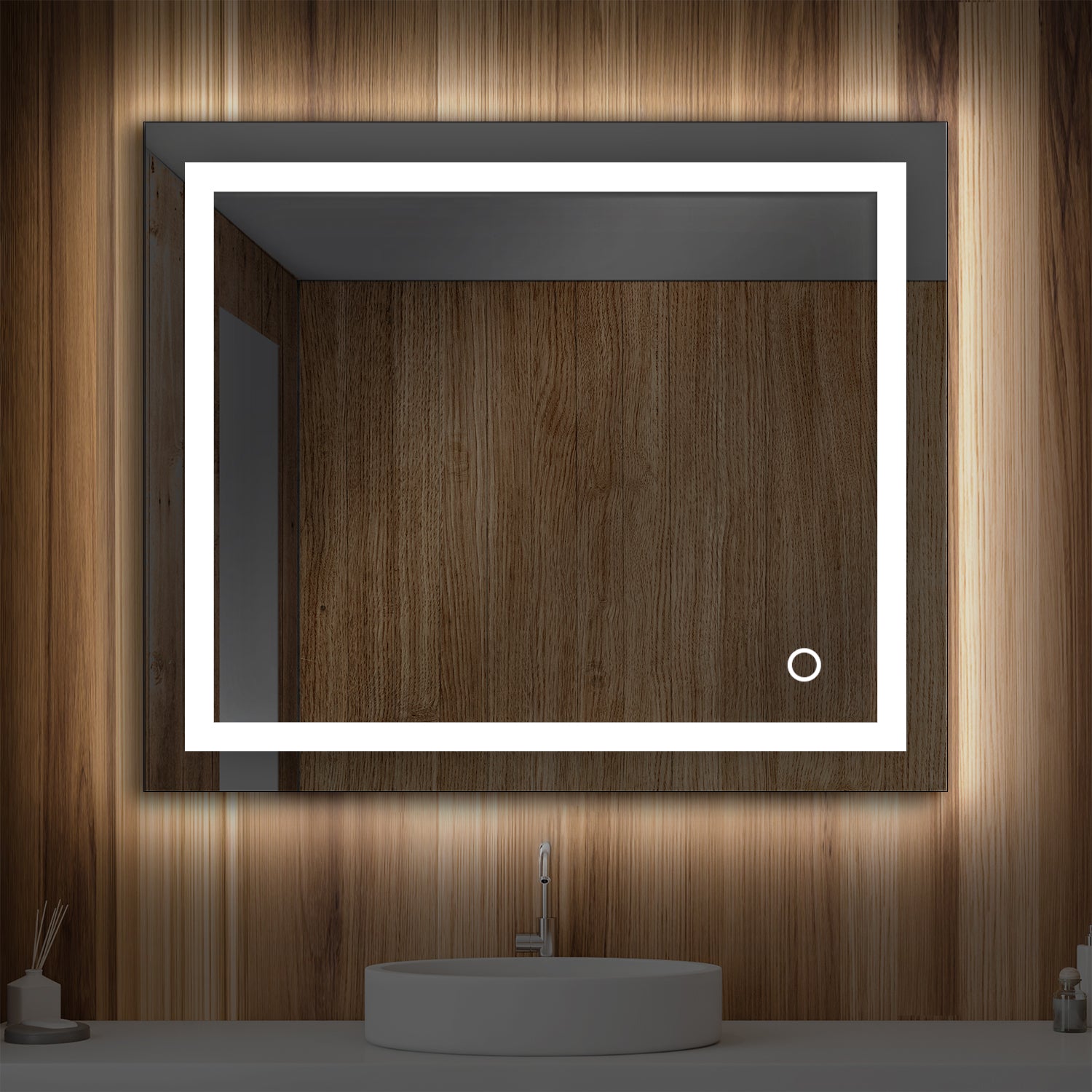 Lyra 36" by 30" LED Mirror