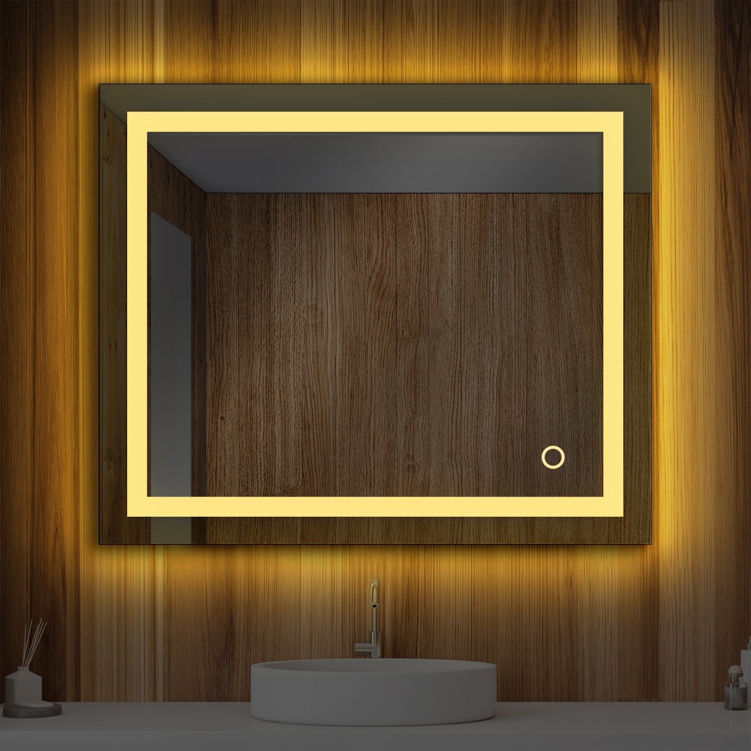 Lyra 36" by 30" LED Mirror
