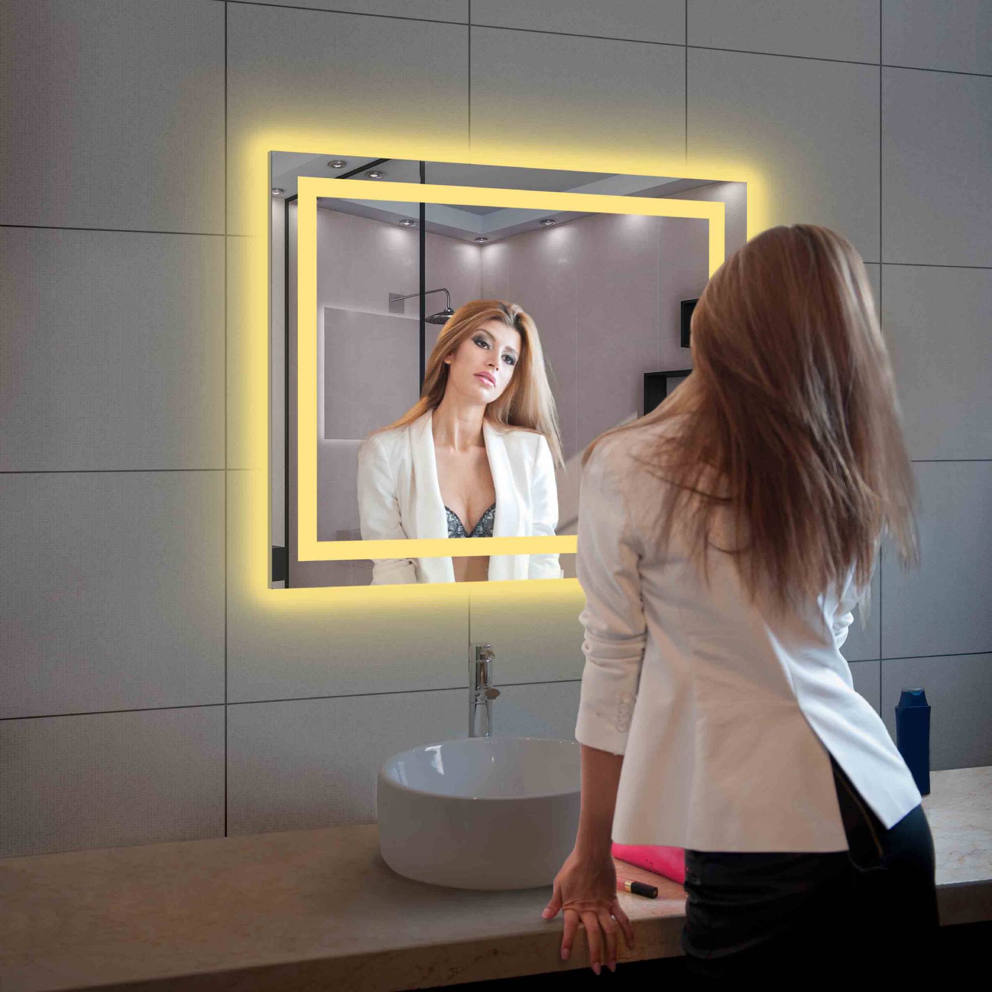 Lyra 36" by 30" LED Mirror