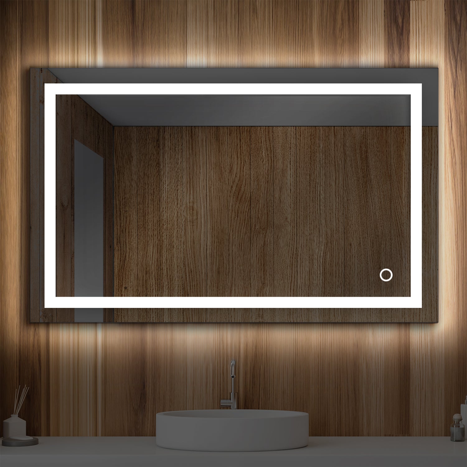 Lyra 48" by 30" LED Mirror