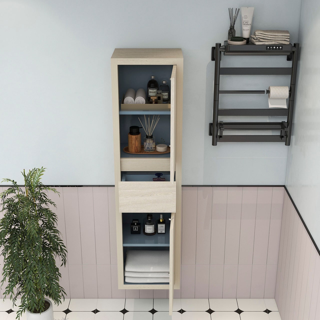Louis Linen Cabinet