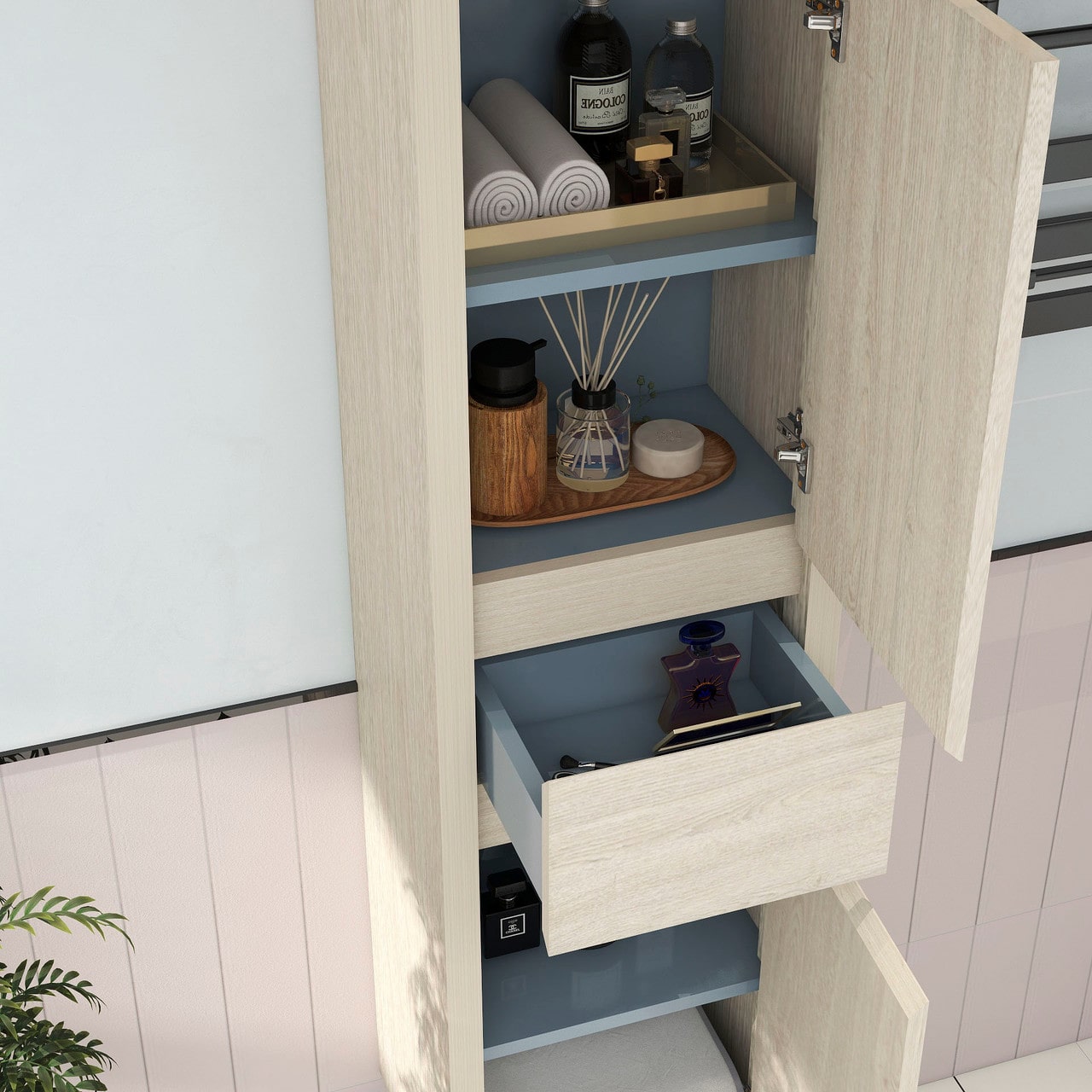 Louis Linen Cabinet