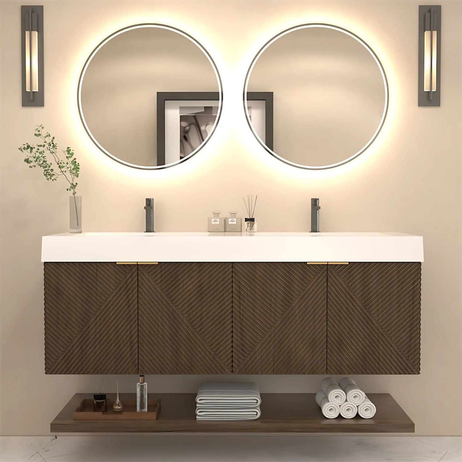 Premium Bathroom Vanities are high quality and integrated with smart features