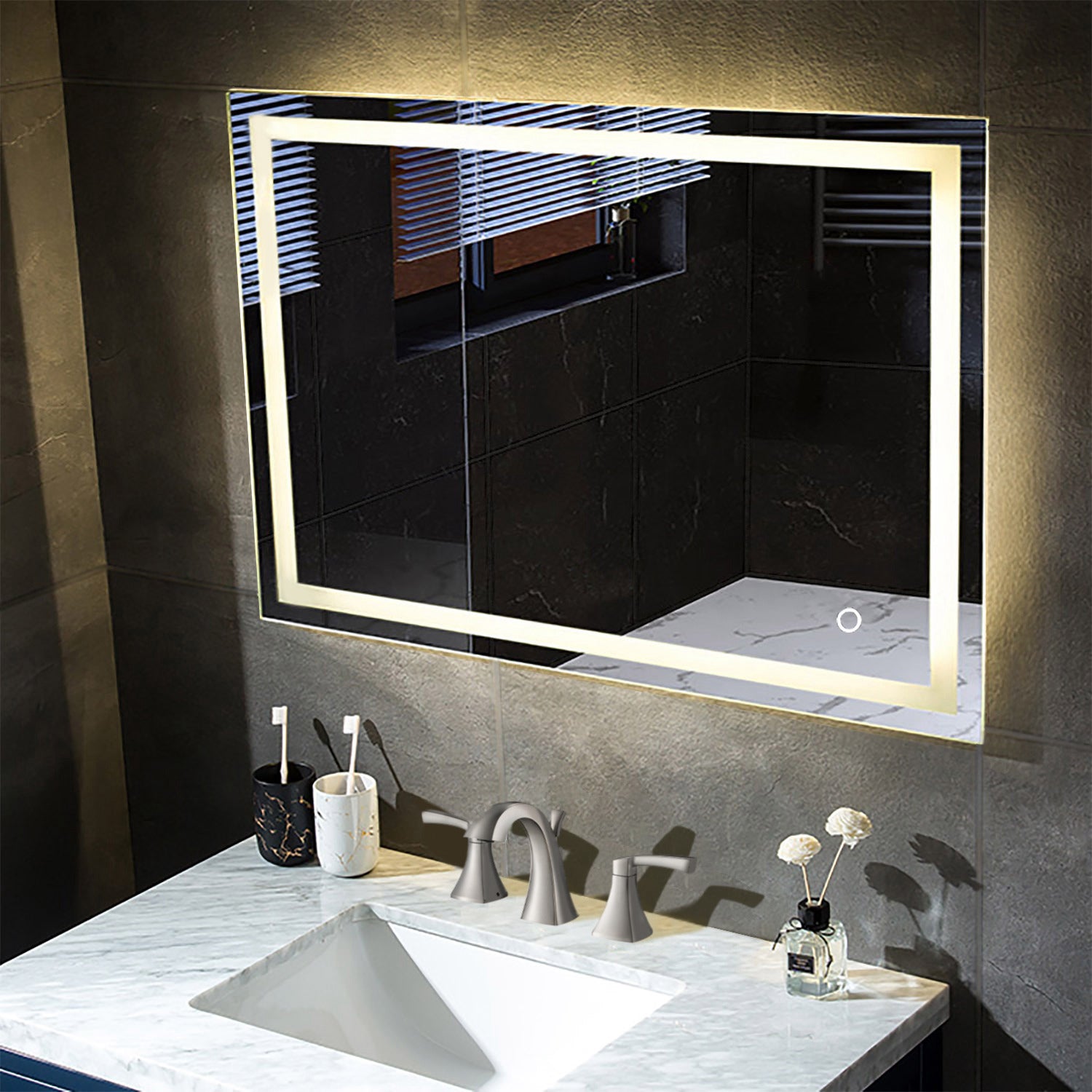 Lyra 48" by 30" LED Mirror