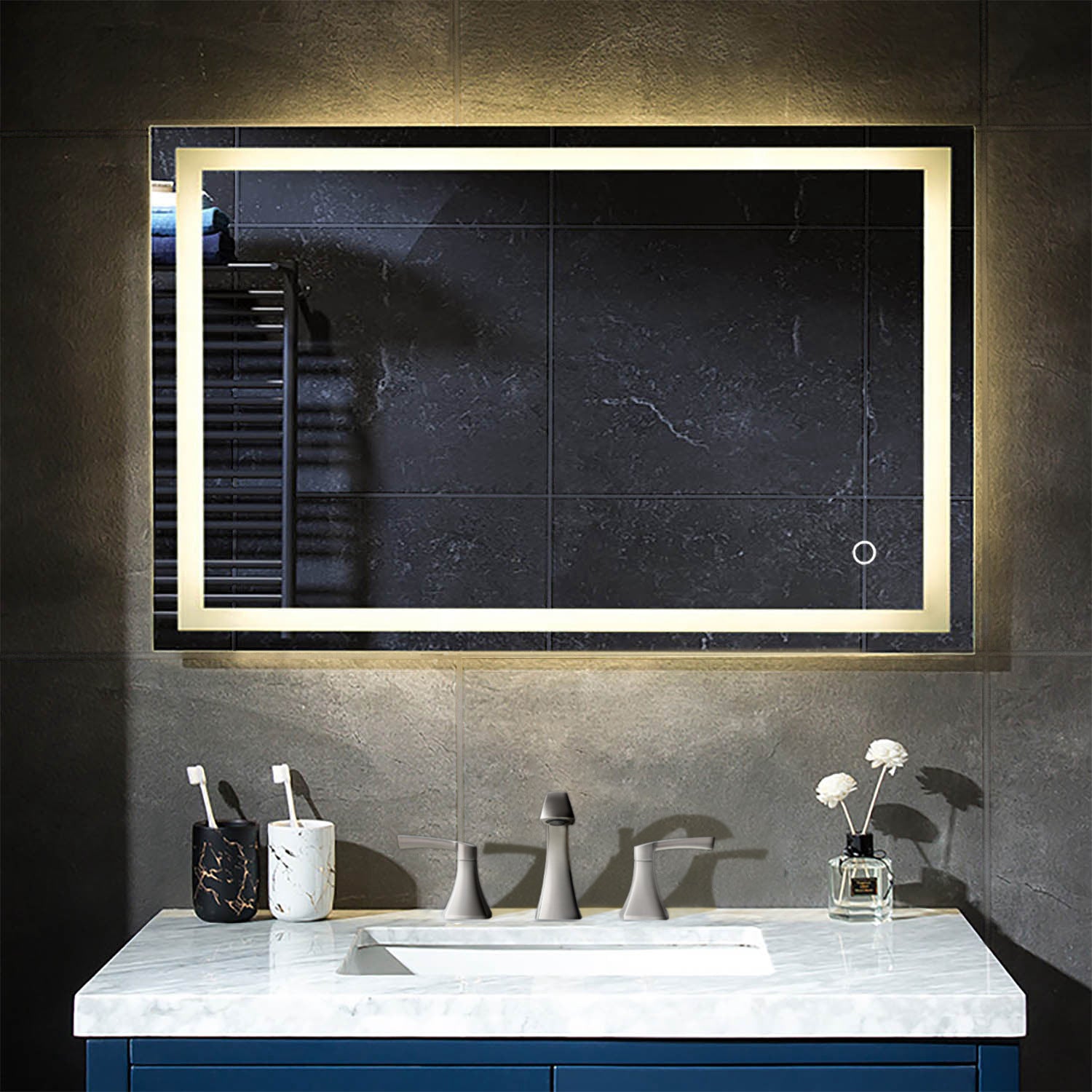 Lyra 48" by 30" LED Mirror