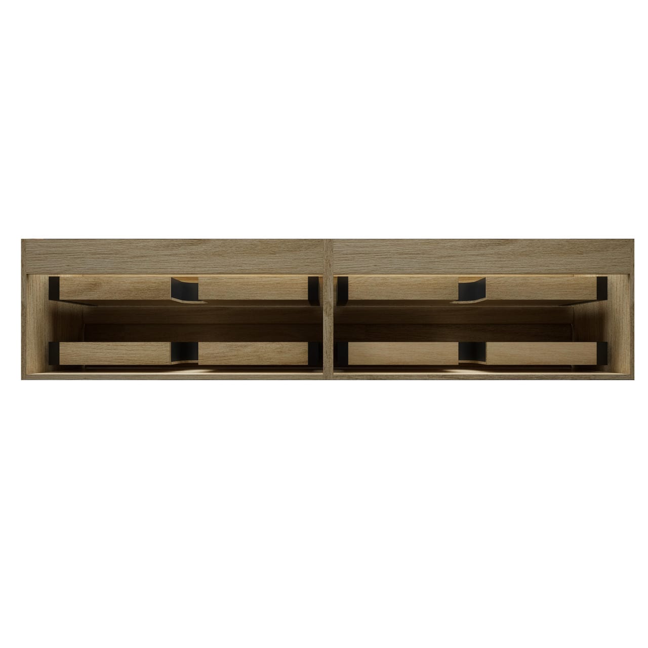 MAX 84" Wall Mounted Vanity with Double Sink
