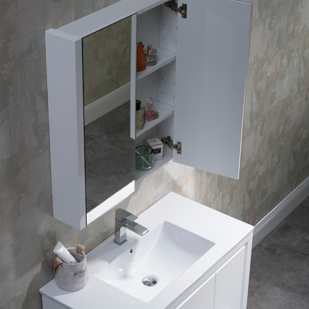 Milan 36 Inch Vanity with Ceramic Top - Modern Bathroom Vanity