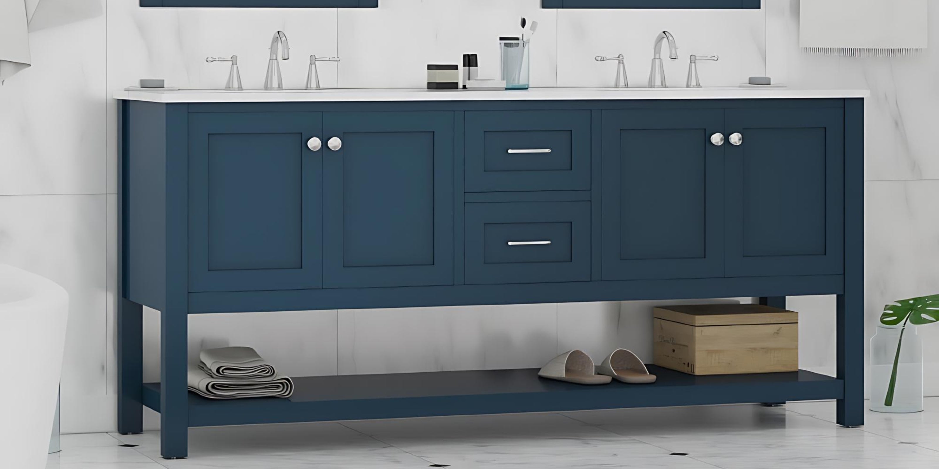 Modern contemporary vanities that are perfect or any style of bathroom.