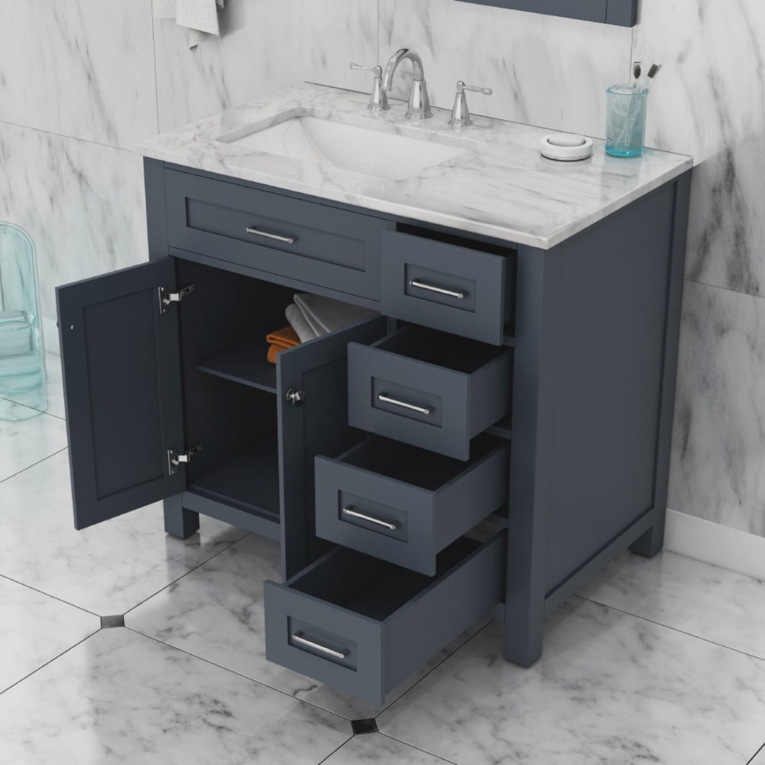 The Norwalk collection is a Contemporary Bathroom Vanity that should be at the top of your radar.