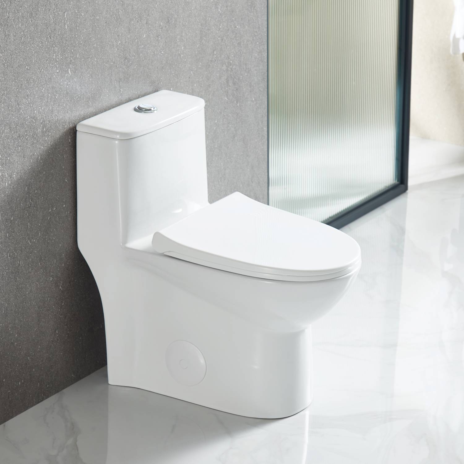 One Piece Toilet - V2 - Dual Vanity Plus