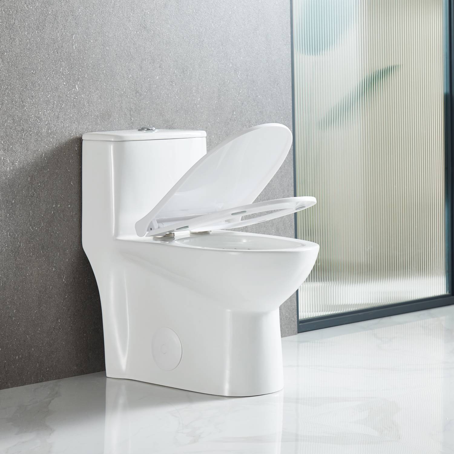 One Piece Toilet - V2 - Dual Vanity Plus