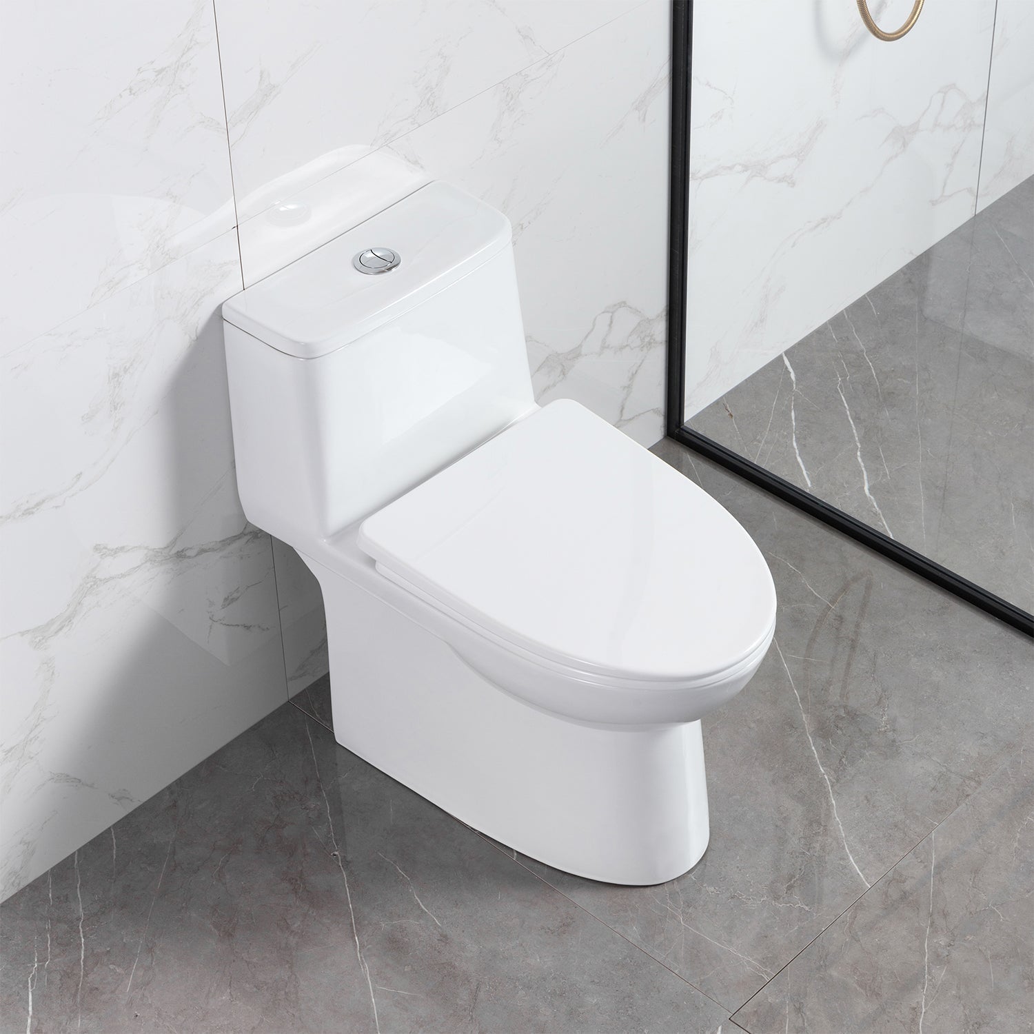 One Piece Toilet - V3 - Dual Vanity Plus