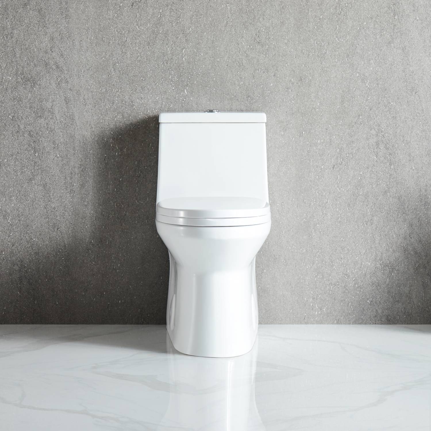 A traditional toilet installation in a classic bathroom lavatory, featuring a porcelain design with a modern touch for comfort and durability