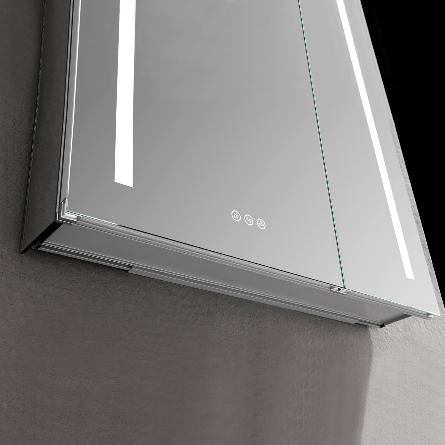 Pillar – 30 Inches LED Medicine Cabinet Vanity Plus