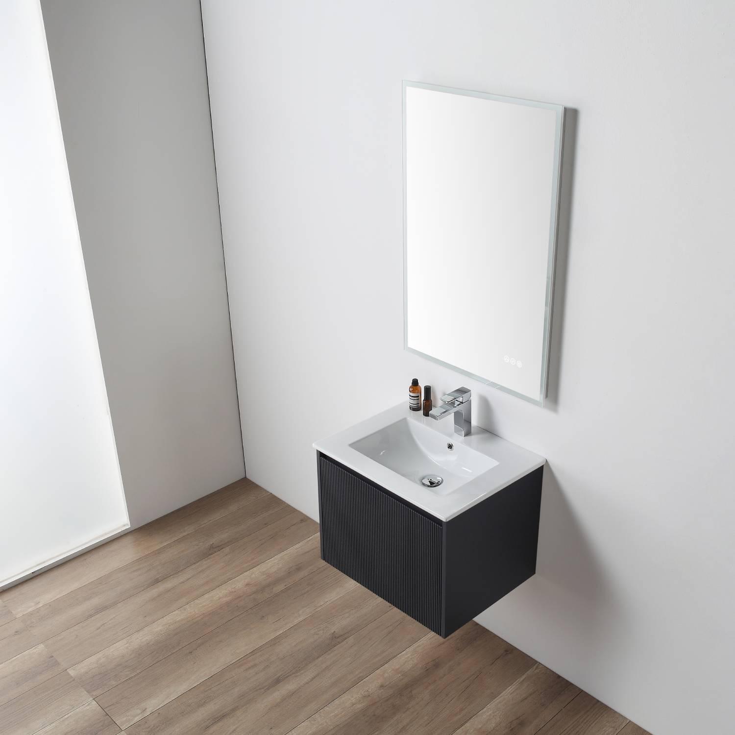 Positano 24″ Vanity with Acrylic Sink Vanity Plus - Luxury Bathroom Vanity