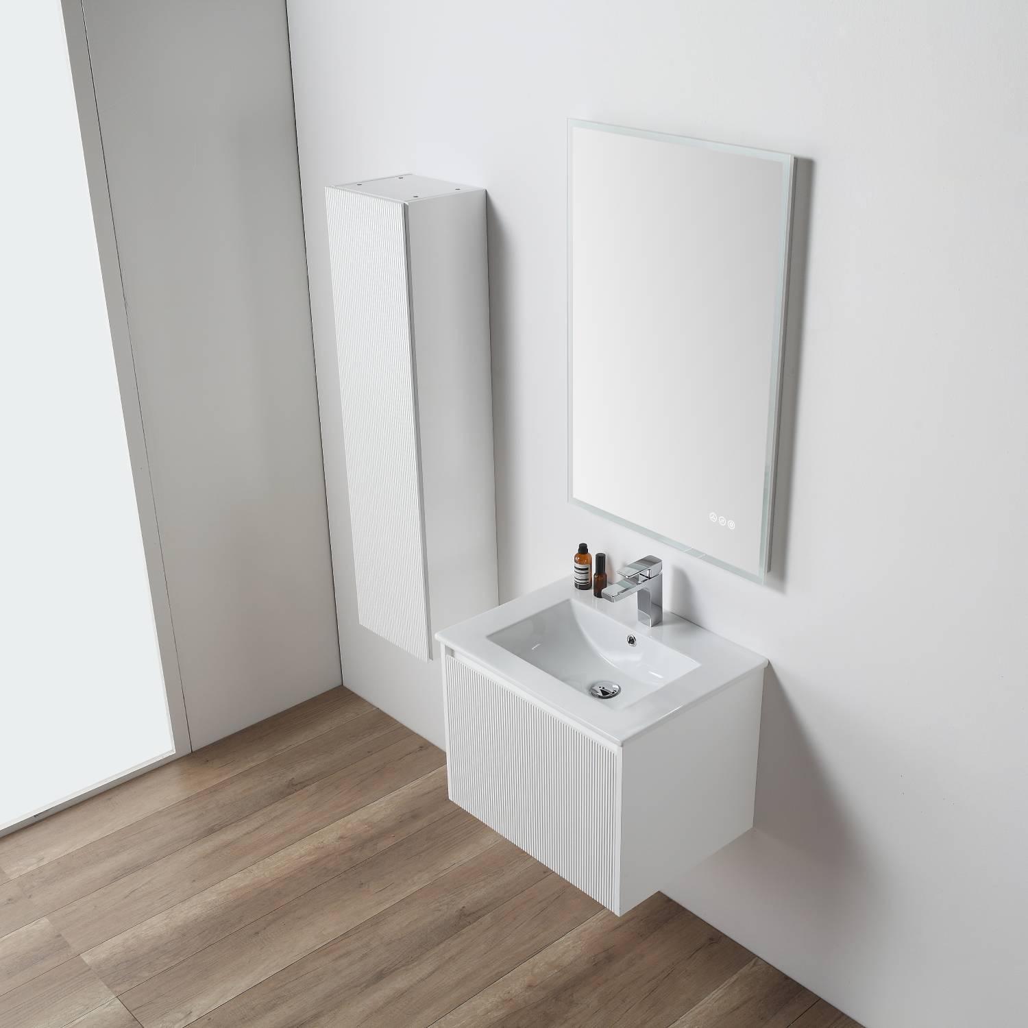 Positano 24″ Vanity with Acrylic Sink Vanity Plus - Luxury Bathroom Vanity