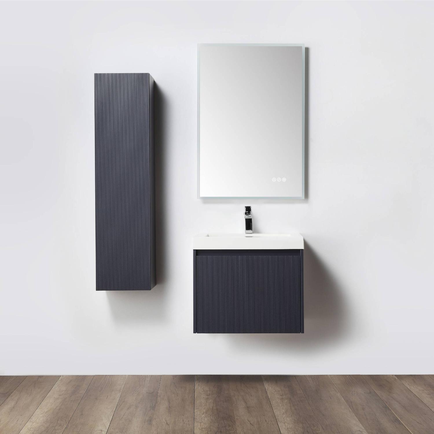 Positano 24″ Vanity with Acrylic Sink Vanity Plus - Luxury Bathroom Vanity