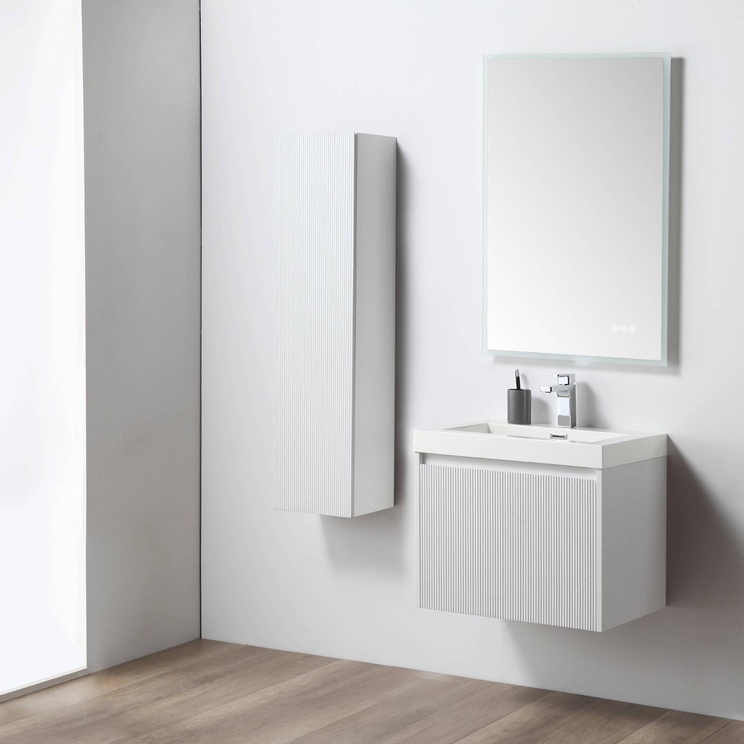 Positano 24″ Vanity with Acrylic Sink Vanity Plus - Luxury Bathroom Vanity