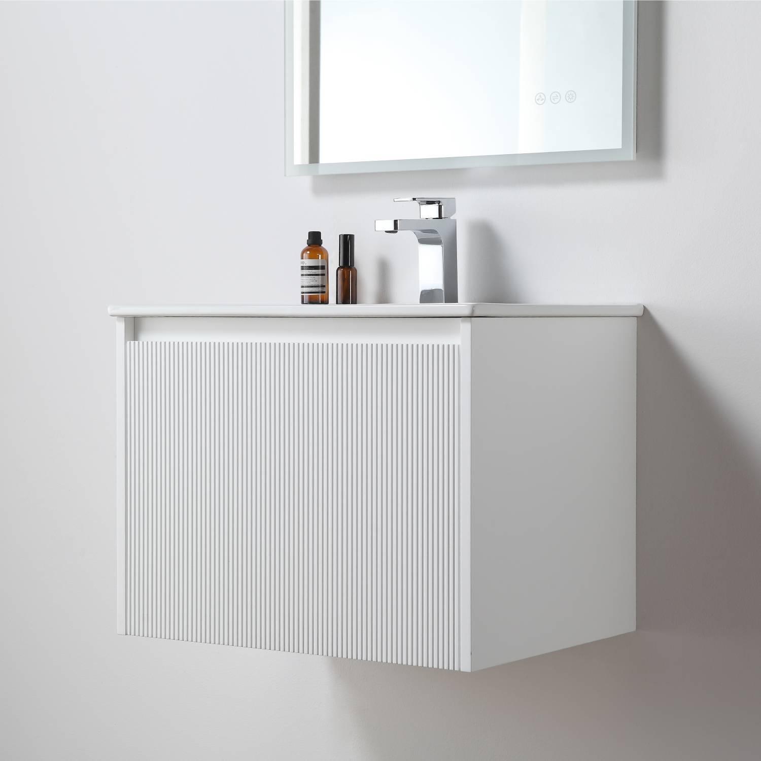 Positano 24″ Vanity with Acrylic Sink Vanity Plus - Luxury Bathroom Vanity