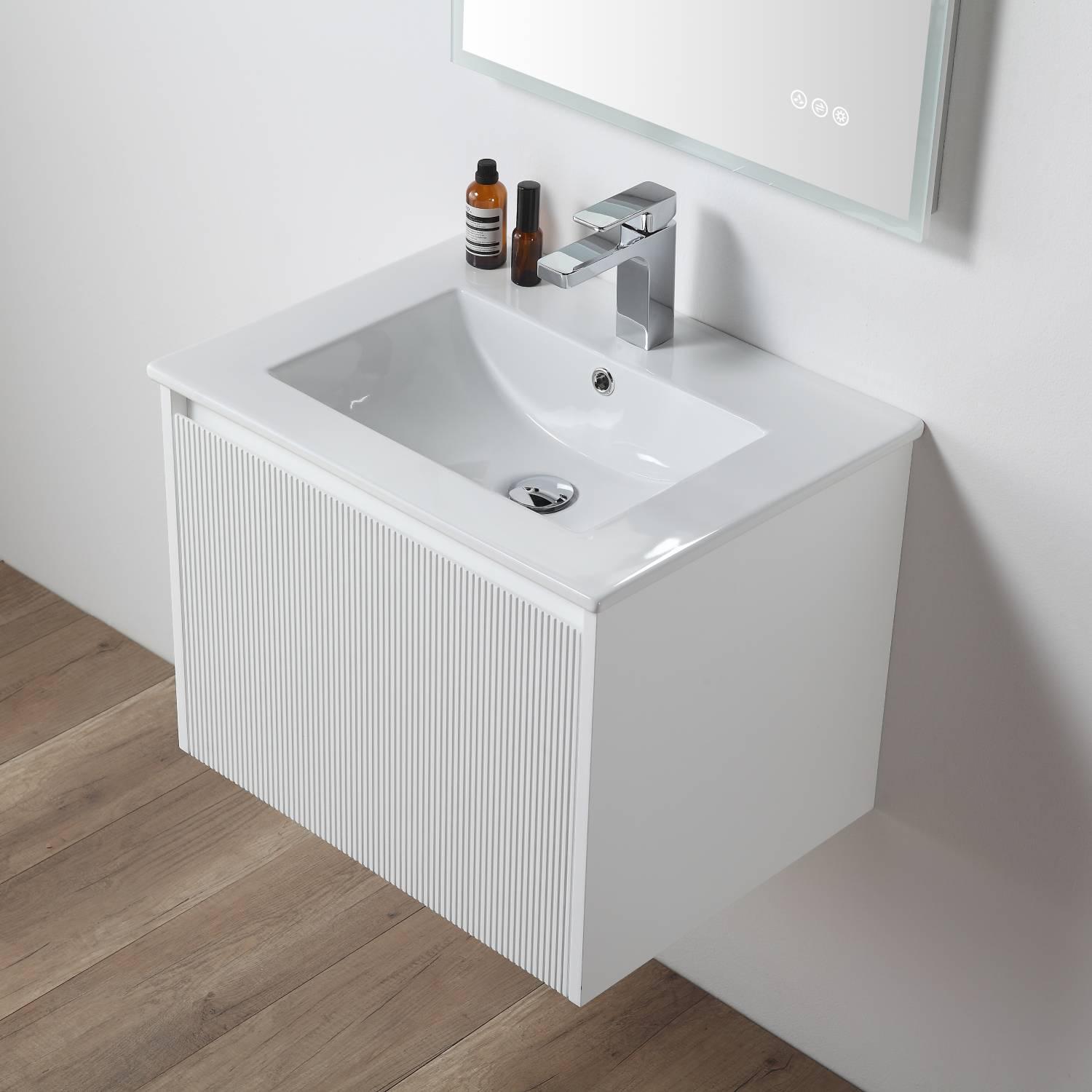 Positano 24″ Vanity with Acrylic Sink - Luxury Bathroom Vanity