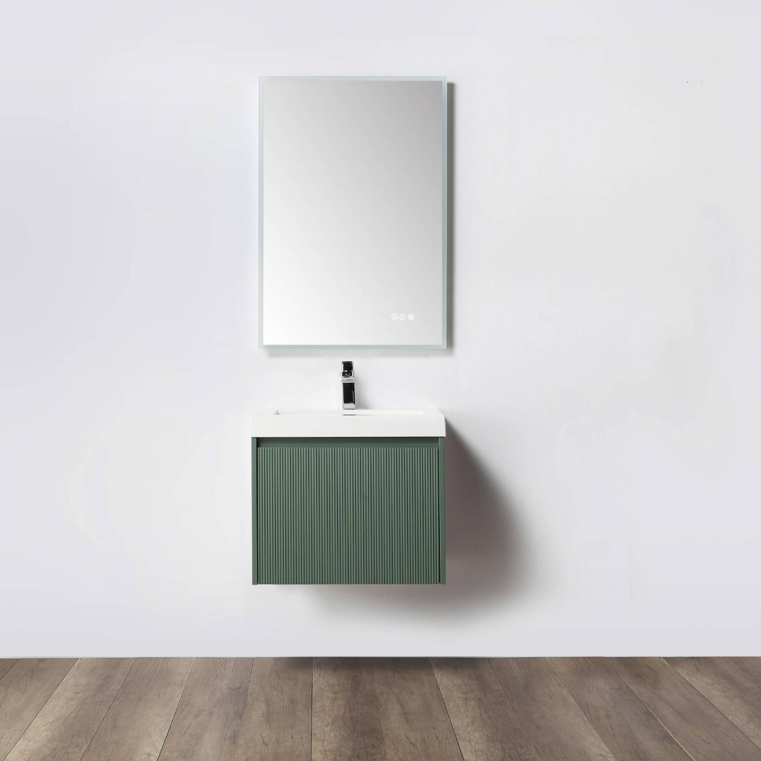 Positano 24″ Vanity with Acrylic Sink Vanity Plus - Luxury Bathroom Vanity