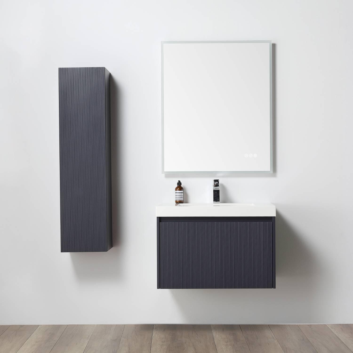 Positano 30″ Bathroom Vanity with Acrylic Sink - Luxury Bathroom Vanity