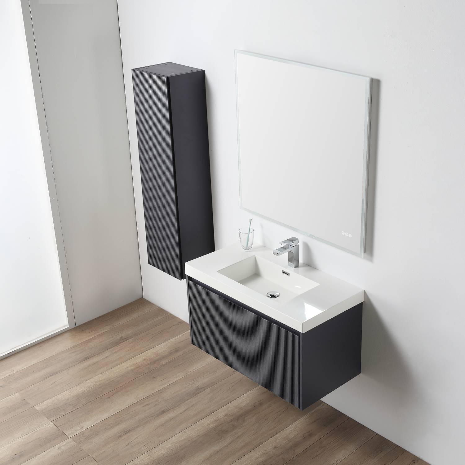 Positano 36″ Luxury Bathroom Vanity with Acrylic Sink Vanity Plus