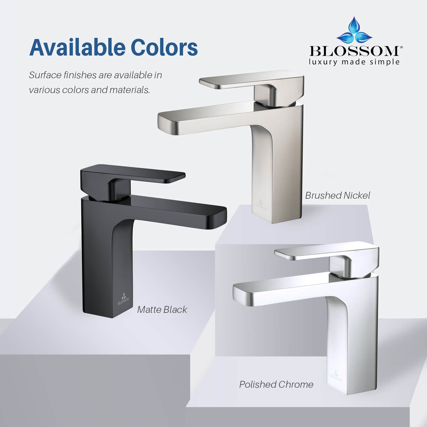 Single Handle Lavatory Faucet Genesis Vanity Plus