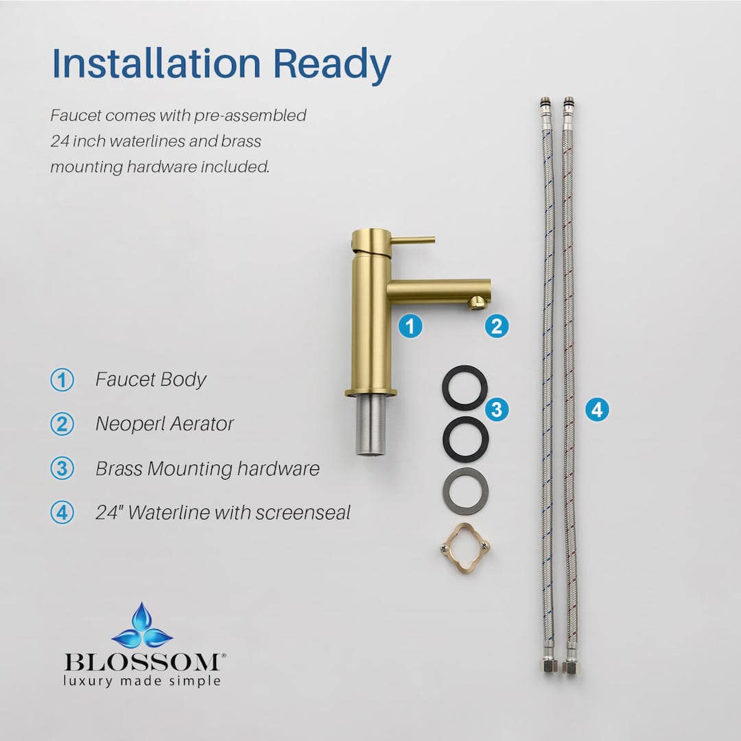 Single Handle Lavatory Faucet Vanity Plus