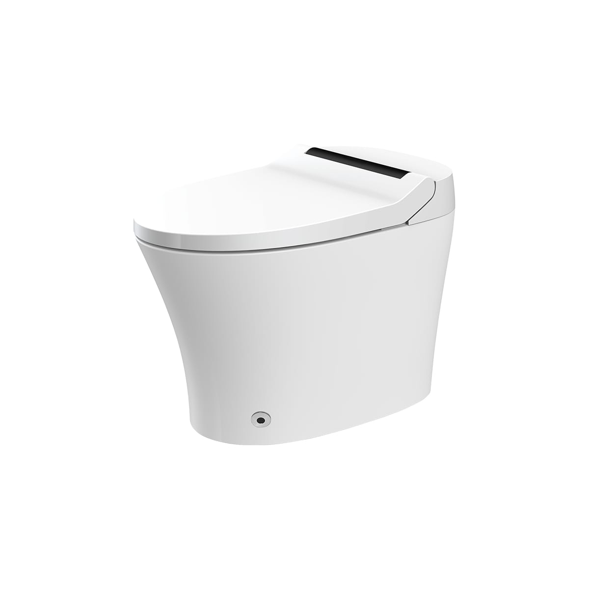 Install a traditional toilet in a stylish lavatory, or choose a smart toilet for modern features like bidet functions and automatic cleaning