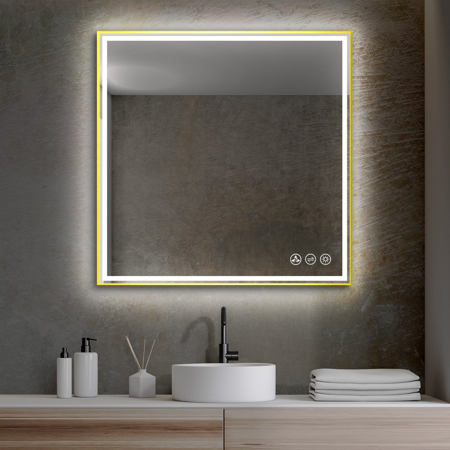Stellar 36 Inch LED Mirror Vanity Plus