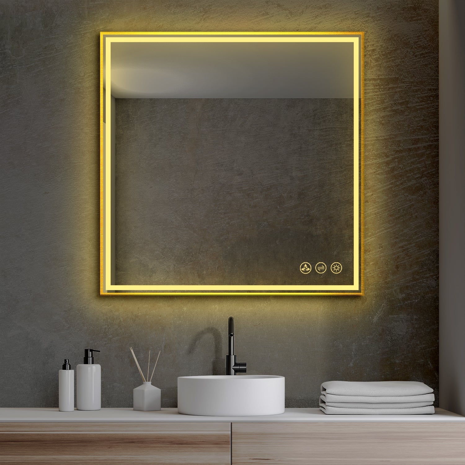 Stellar 36 Inch LED Mirror Vanity Plus
