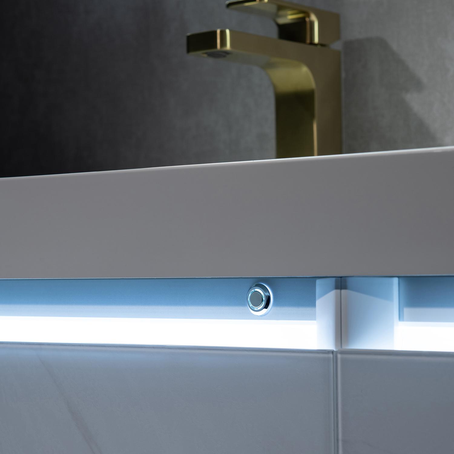 Jena 30" Bathroom Vanity with Acrylic Top - Luxury Bathroom Vanity