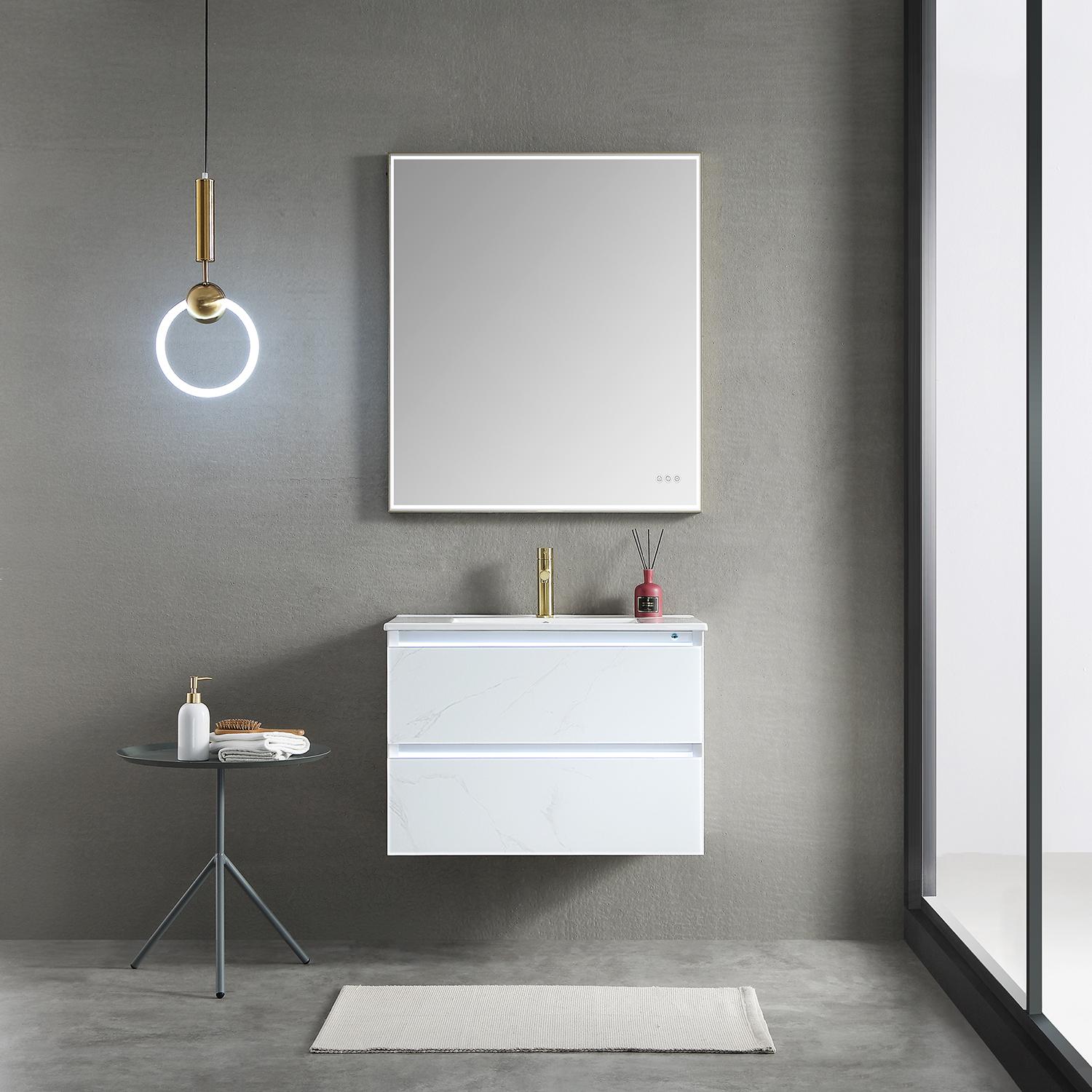Jena 30" Bathroom Vanity with Acrylic Top - Luxury Bathroom Vanity