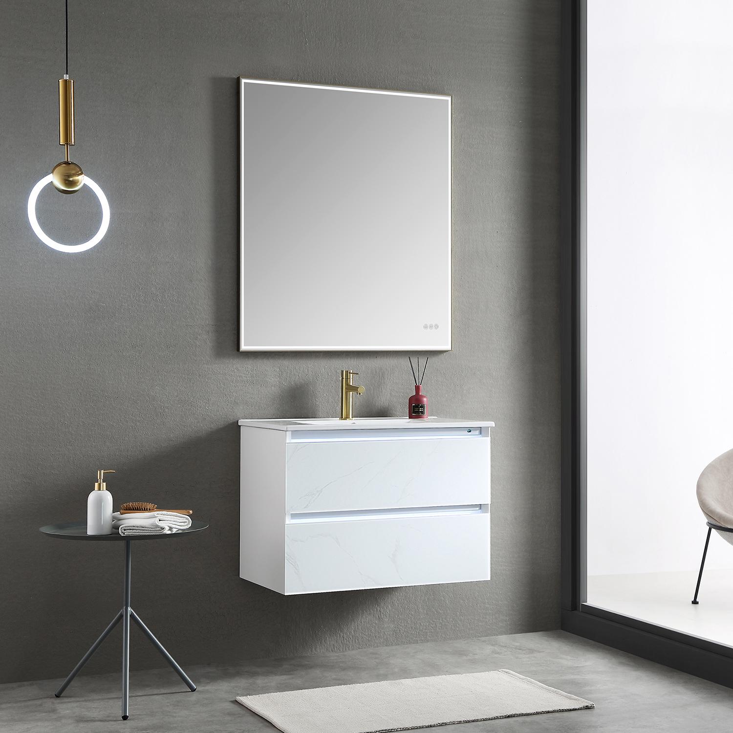 Jena 30" Bathroom Vanity with Acrylic Top - Luxury Bathroom Vanity