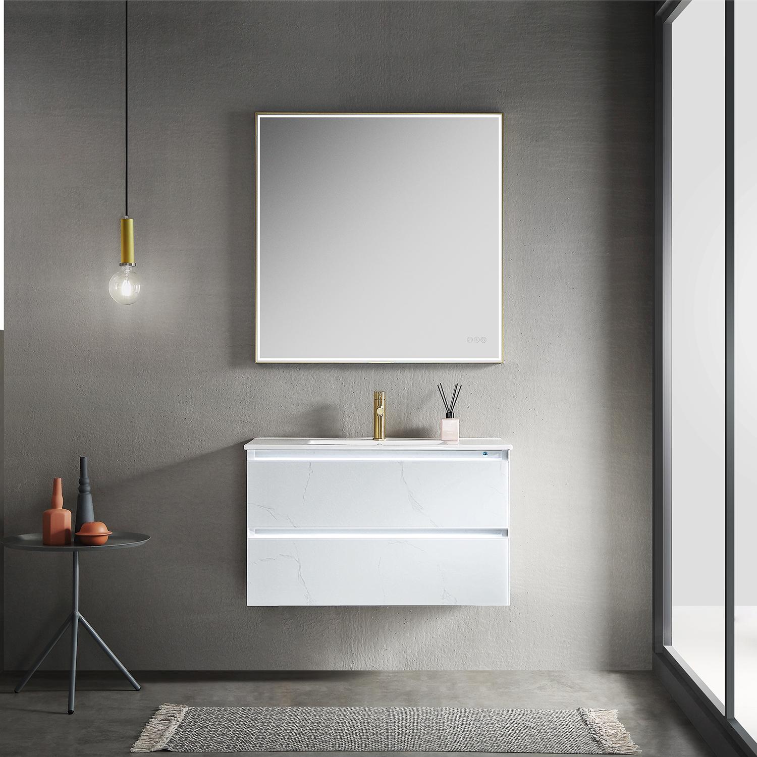 Jena 36" Bathroom Vanity with Acrylic Top - Luxury Bathroom Vanity