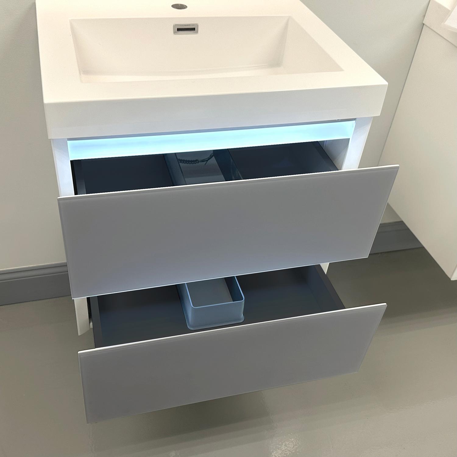 Jena 36" Bathroom Vanity with Acrylic Top - Luxury Bathroom Vanity