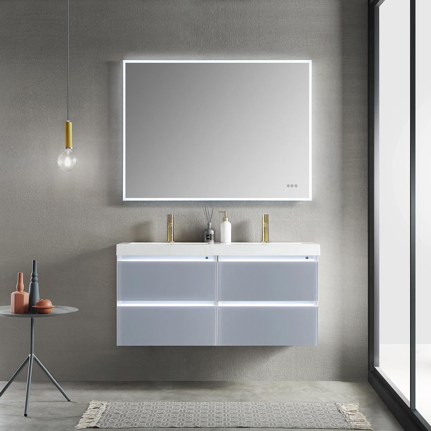 Jena 48" Bathroom Vanity with Acrylic Top - Luxury Bathroom Vanity