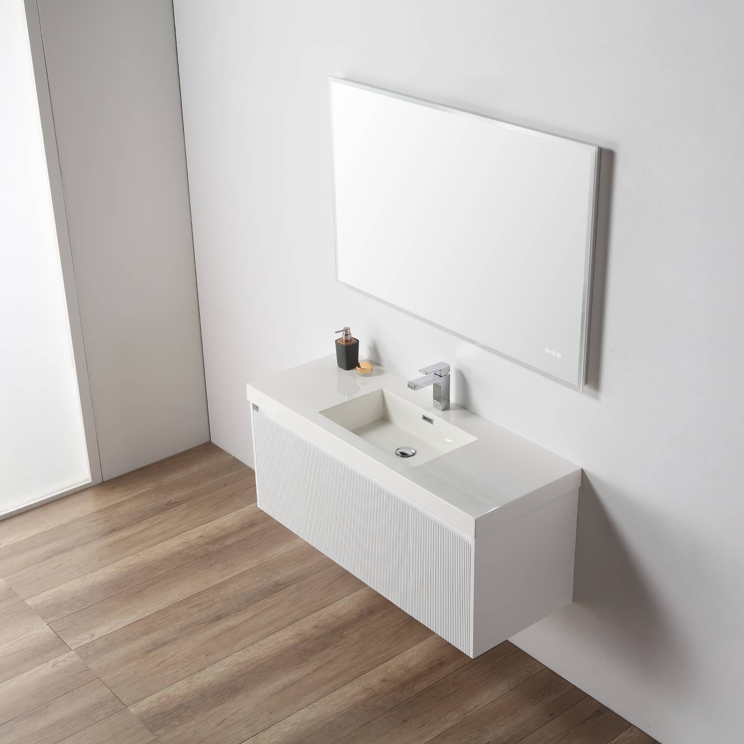 Positano 48" Luxury Single Bathroom Vanity with Acrylic Sink
