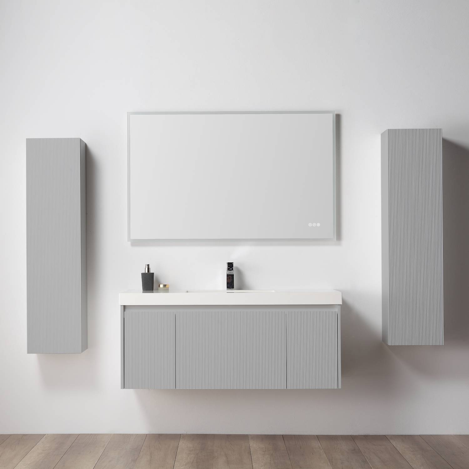 Positano 48" Luxury Single Bathroom Vanity with Acrylic Sink