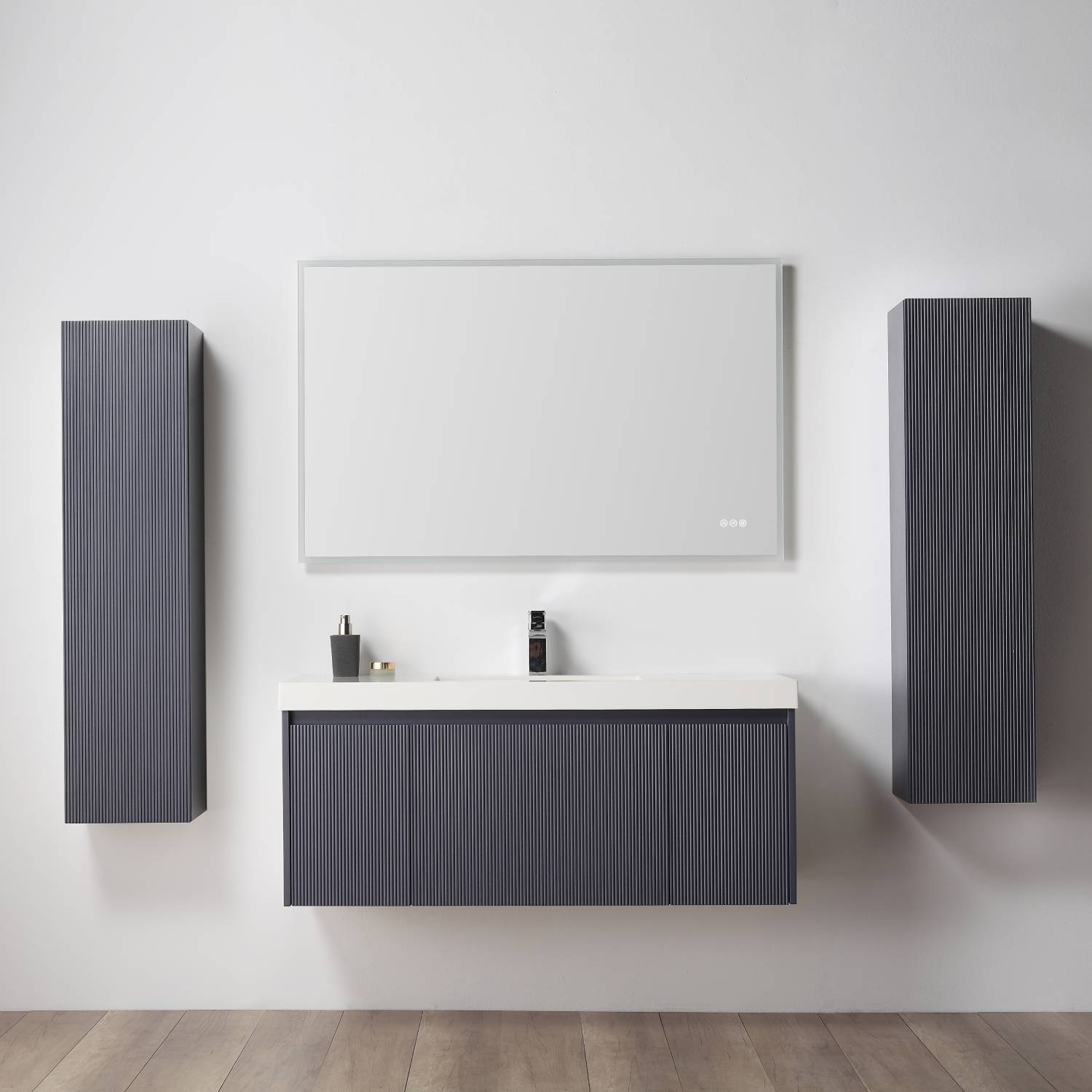Positano 48" Luxury Single Bathroom Vanity with Acrylic Sink