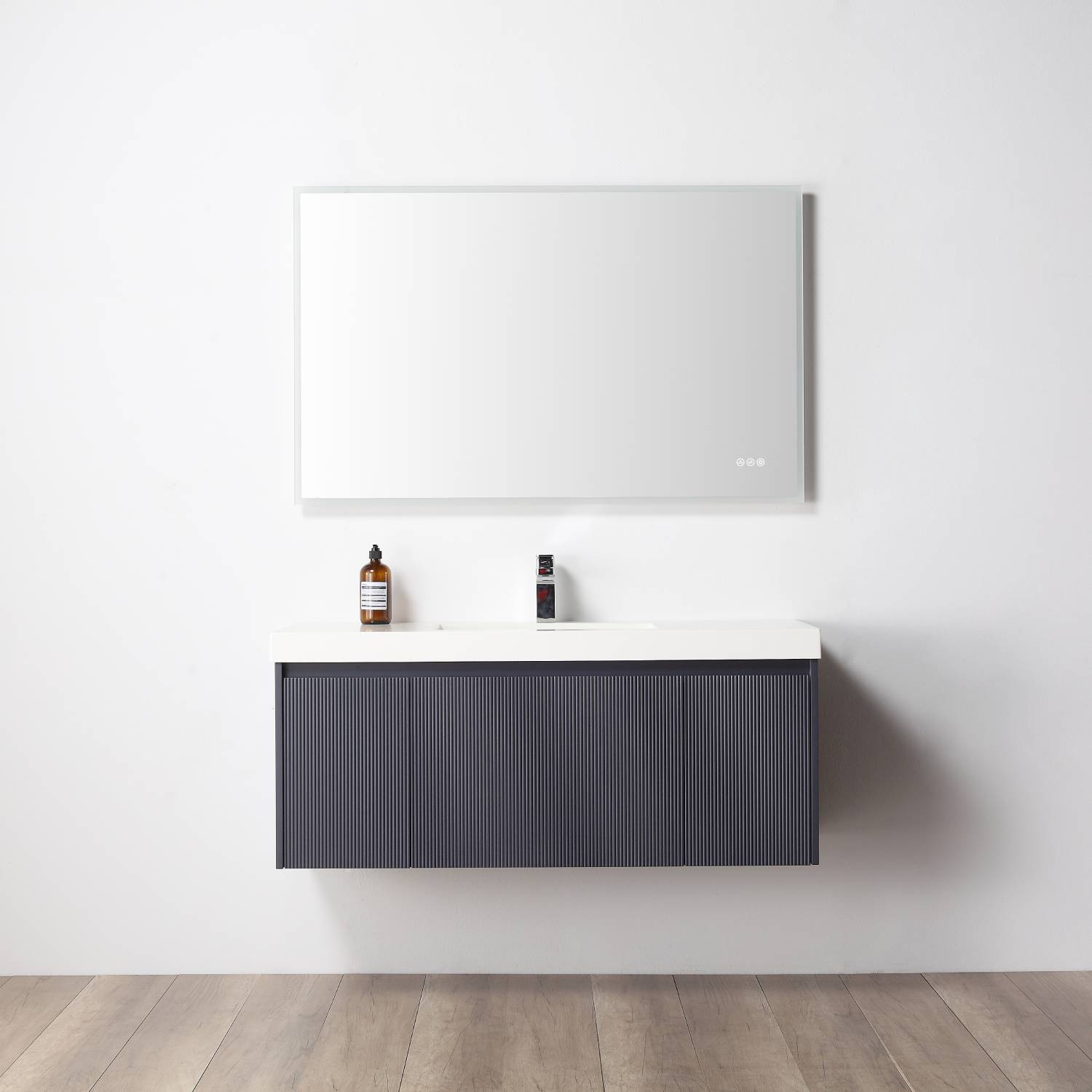Positano 48" Single Vanity with Acrylic Sink - Luxury Bathroom Vanity