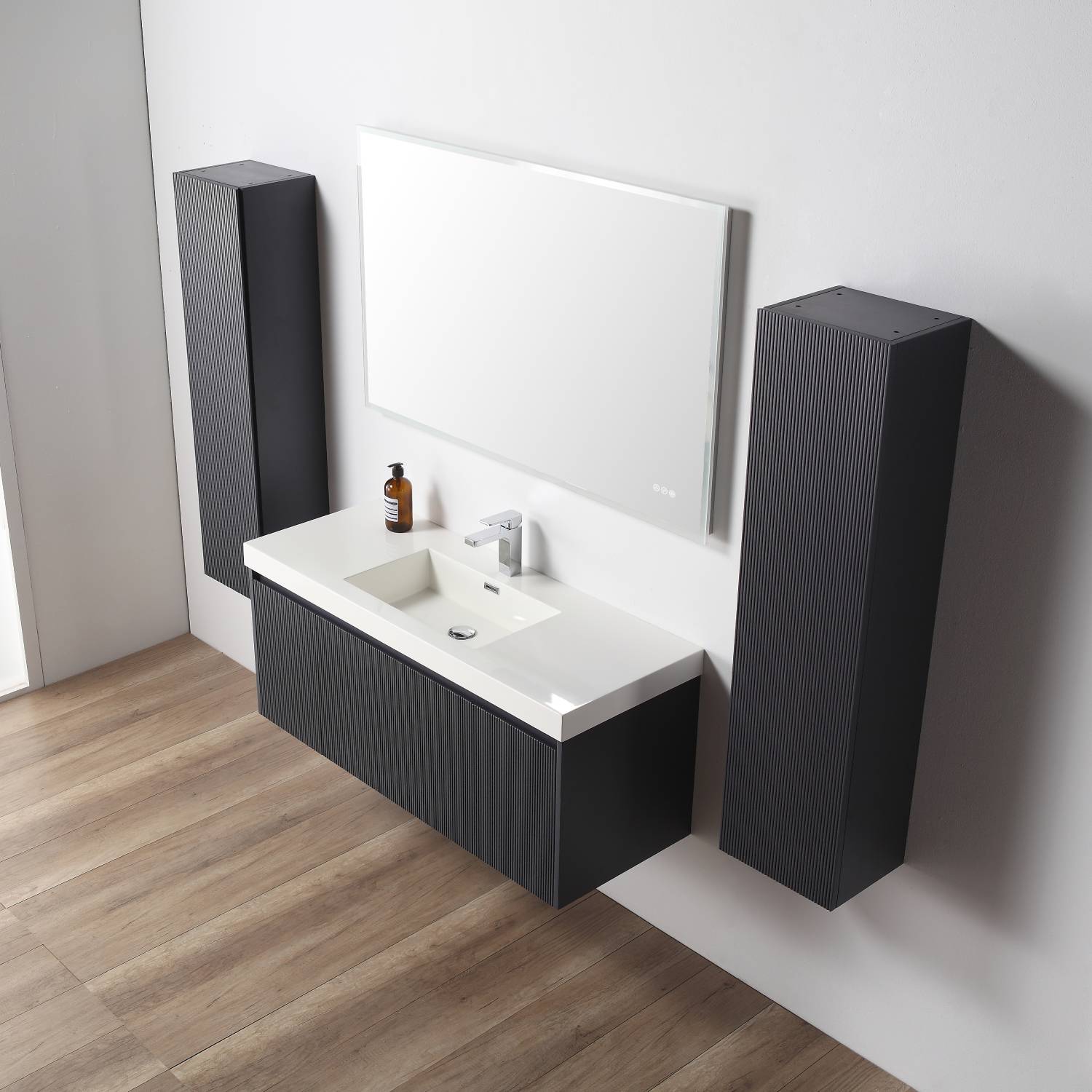 Positano 48" Luxury Single Bathroom Vanity with Acrylic Sink