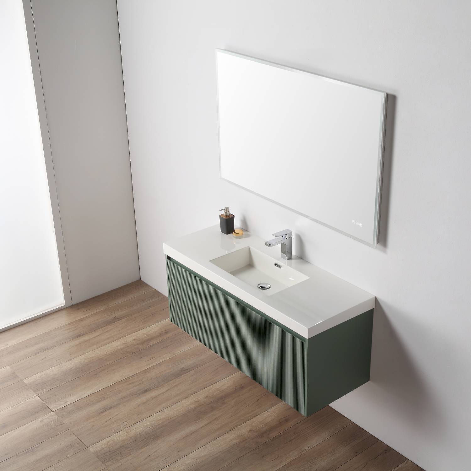 Positano 48" Luxury Single Bathroom Vanity with Acrylic Sink