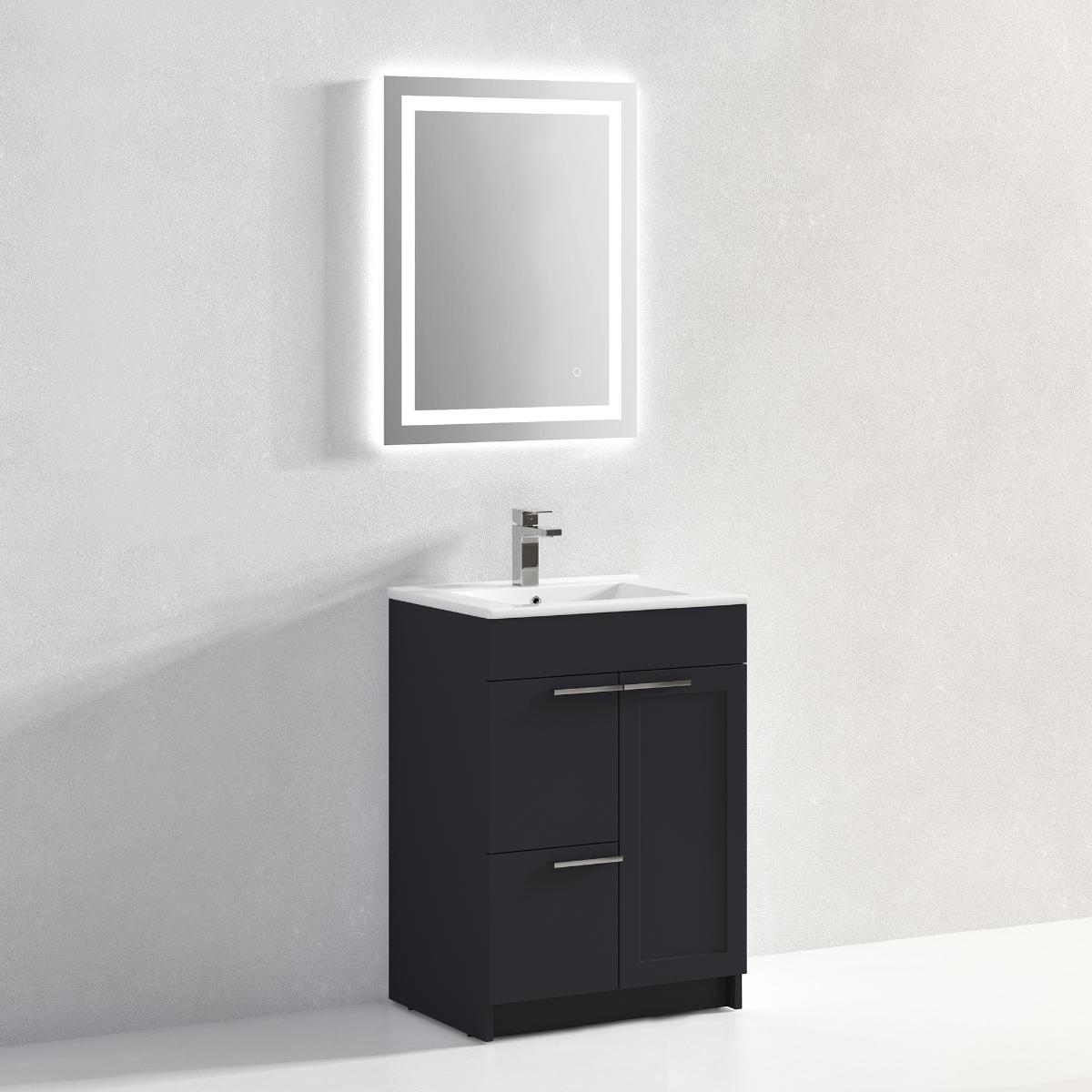 Hanover 24" Bathroom Vanity with Top - Contemporary Bathroom Vanity
