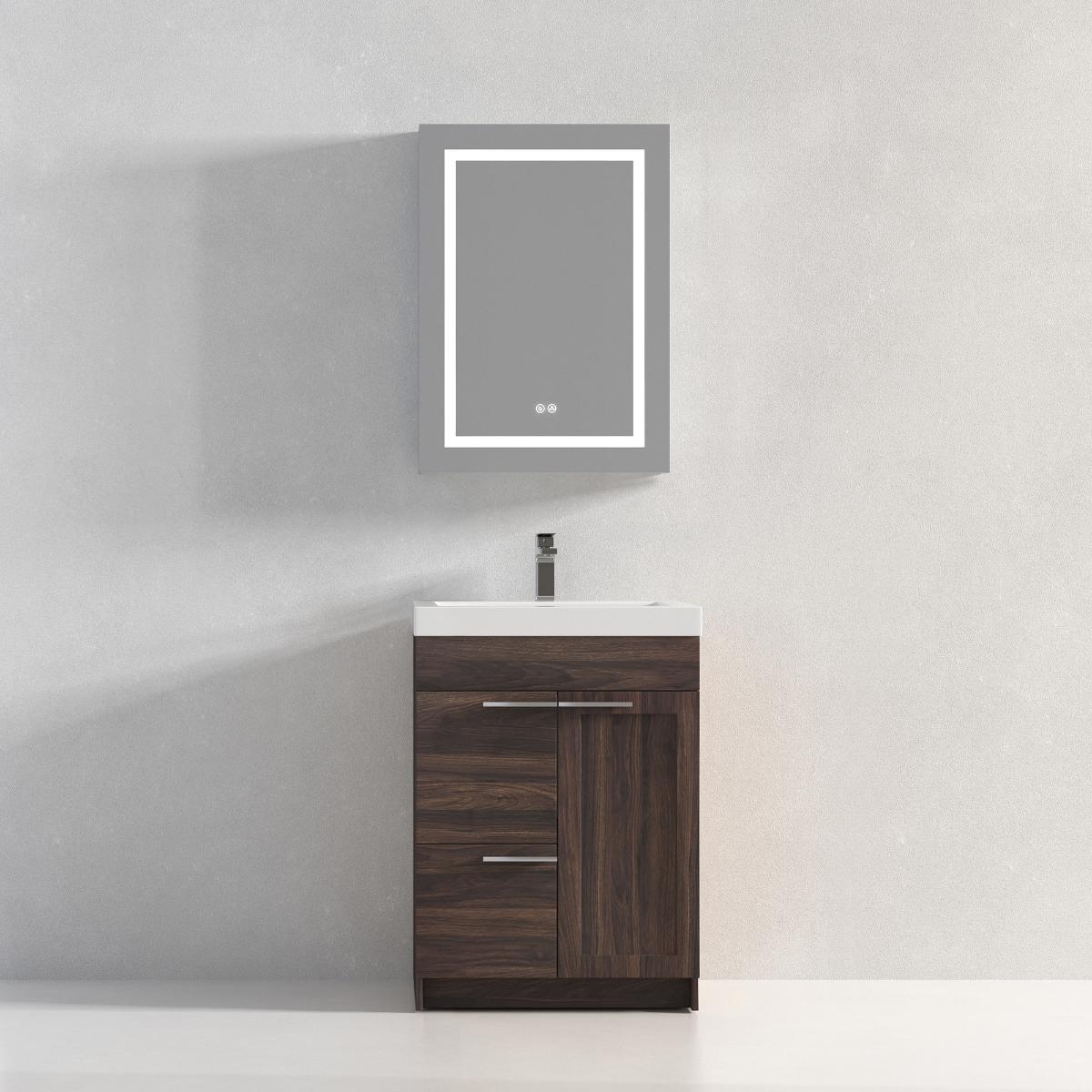 Hanover 24" Bathroom Vanity with Top - Contemporary Bathroom Vanity